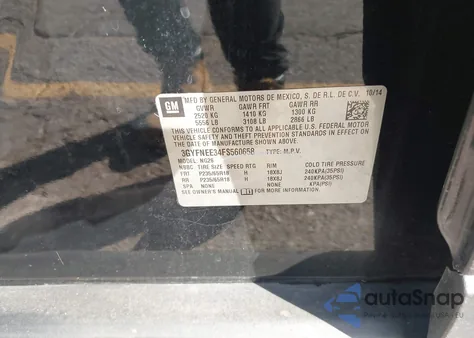 2015 Cadillac Srx Luxury Collection z USA, uszkodzony, nr VIN 3GYFNEE34FS560658